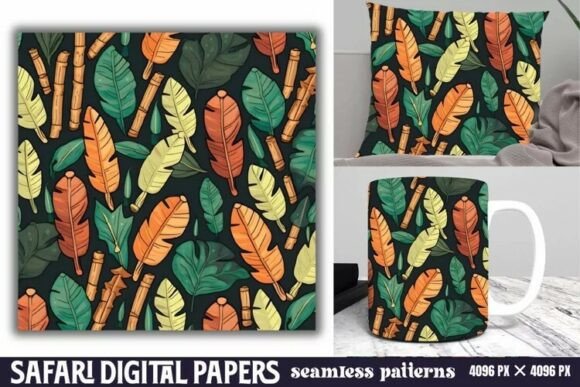 Download Safari Digital Papers Pattern - Premium Resources
