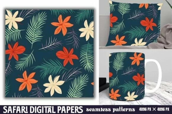 Download Safari Digital Papers Pattern - Premium Resources
