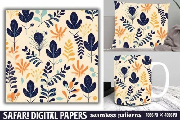 Download Safari Digital Papers Pattern - Premium Bundle