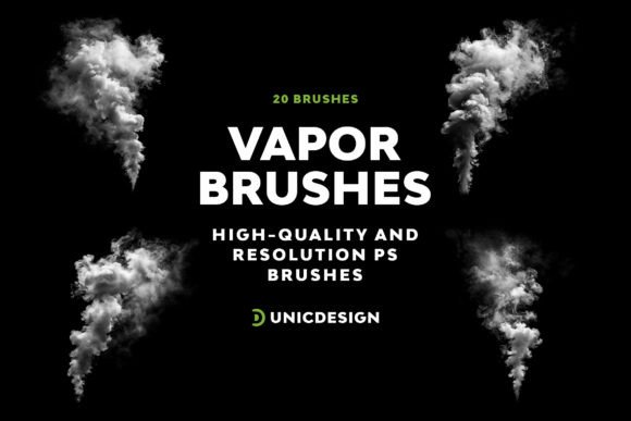 Download Vapor Photoshop Brushes - Premium Bundle