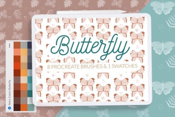 Download Butterfly Pattern Background Brushes - Pattern background Collection