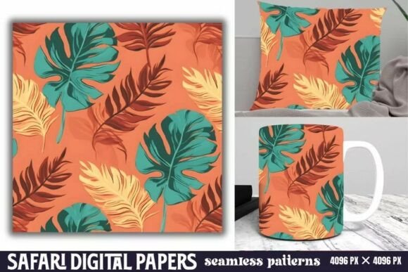 Download Safari Digital Papers Pattern - Premium Resources